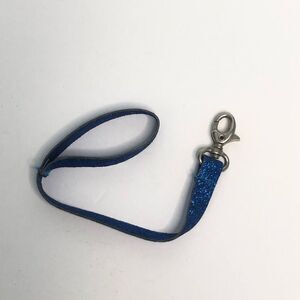 blue glitter leash for justice pet shop dog plush replacement